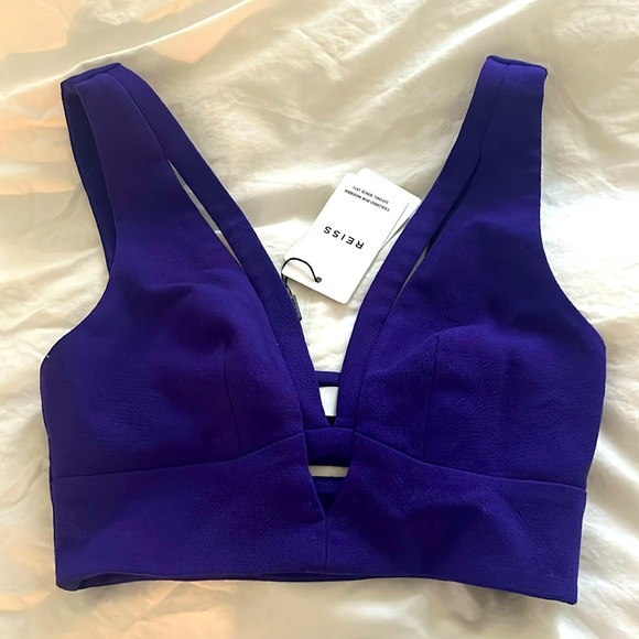 REISS Maisie Crop Top